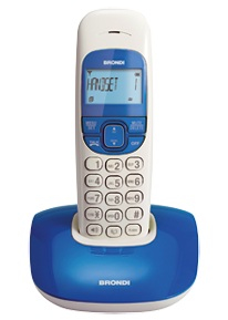 BRONDI NICE DECT GAP CORDLESS VIVAVOCE COLORE BIANCO …